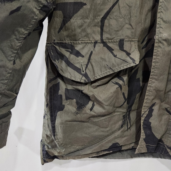Throwback ADDICT SheCamo Original M-65 Military Camouflage Green Black Coat sz L - Picture 9 of 14